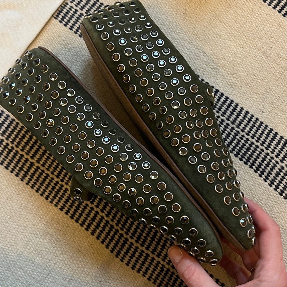 Alaia Studded Ballet Flats - Picture 5 of 9